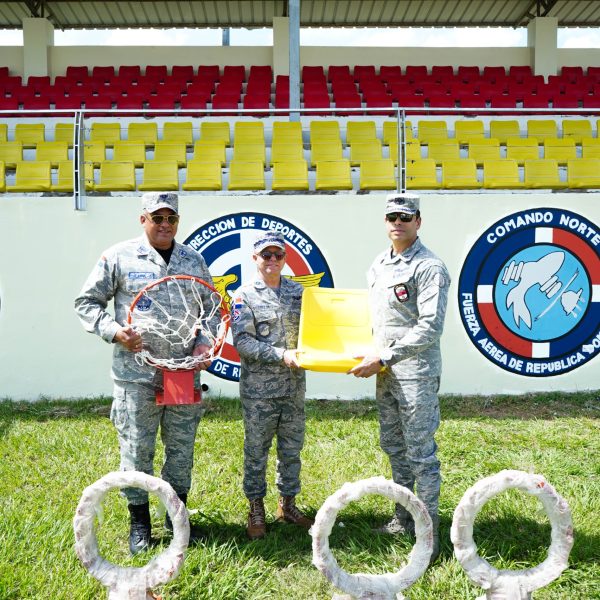 Fuerza Aérea de República Dominicana fortalece sus instalaciones deportivas