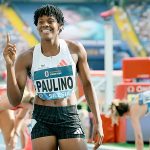 Velocidad y honor: Maryleidy Paulino brilla por la República Dominicana en la Liga Diamante