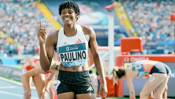 Velocidad y honor: Maryleidy Paulino brilla por la República Dominicana en la Liga Diamante