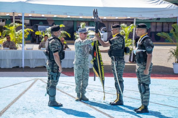 Traspaso de mando en el Comando de Fuerzas Especiales de la Fuerza Aérea de República Dominicana