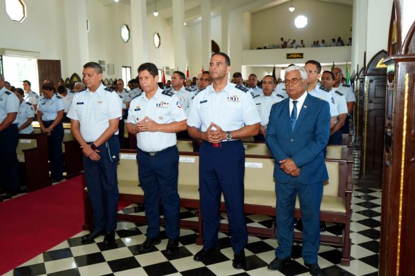 FARD celebra misa de acción de gracias por el 60 aniversario de los Comandos de Mantenimiento Aéreo, Seguridad de Base y Apoyo y Servicios Generales