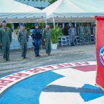 Ceremonia de traspaso de mando en el Comando de Seguridad de Base de la Fuerza Aérea de República Dominicana