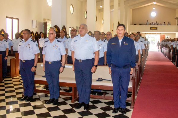 Fuerza Aérea Dominicana celebra misa mensual correspondiente a noviembre