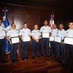 Comandante General de la Fuerza Aérea Dominicana recibe a oficiales por completar con éxito capacitaciones internacionales