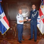 Comandante General de la Fuerza Aérea Dominicana recibe la visita del Agregado Aéreo de Brasil